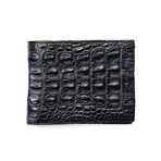 Genuine Crocodile Mens Wallet // Black