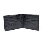 Genuine Crocodile Mens Wallet // Black