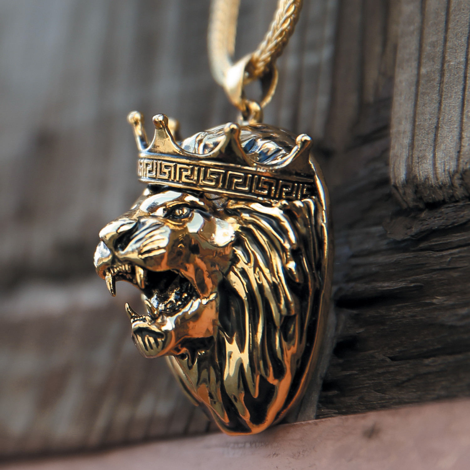 Roaring Lion Necklace - King Ice - Touch of Modern