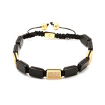 Rectangular Onyx Bracelet