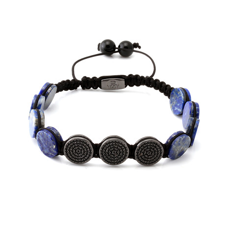 Black Lapis Mala Bracelet