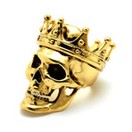 King Ice // Crowned Skull Ring (Size 11)