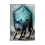 Jewel Hound Blue (18"W x 26"H x 0.75"D)