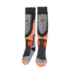 Far Infrared Ski Socks // Heather Orange (M)