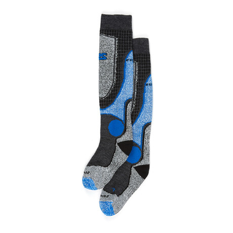 Far Infrared Ski Socks // Heather Blue (S)