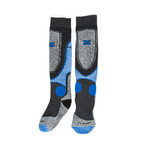 Far Infrared Ski Socks // Heather Blue (L)