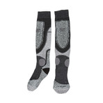 Far Infrared Ski Socks // Heather Silver (L)