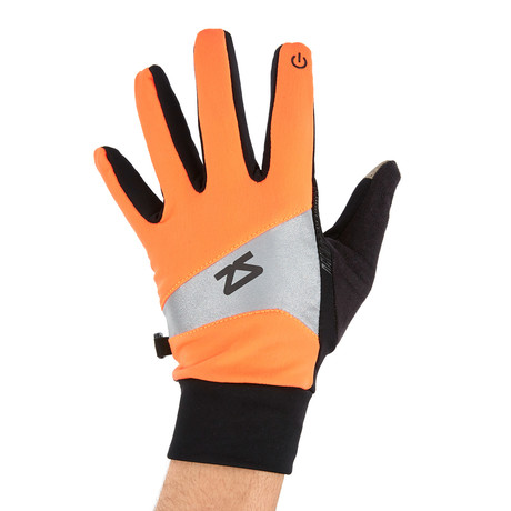 Reflect Running Gloves // Neon Orange (S)