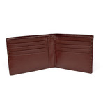 Genuine Crocodile Mens Wallet // Brown