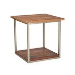 Railwood End Table