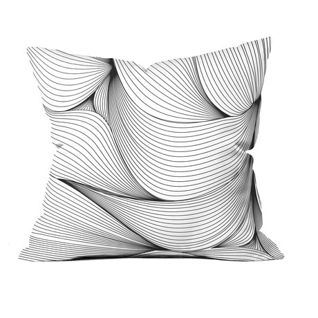 Seamless Lines Throw Pillow (18" x 18")
