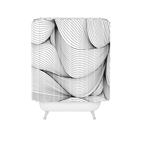 Seamless Lines Shower Curtain
