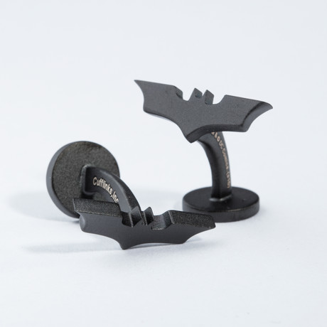 Dark Knight Cufflinks // Plated