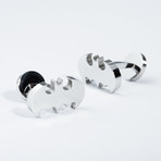 Batman Cufflinks // Stainless Steel