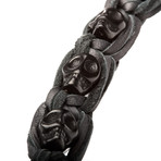 Black Skull Paracord Bracelet (6")