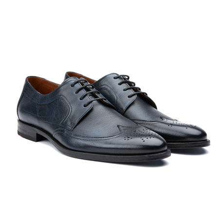 Hutchingson Brogue Wingtip // Blue (US: 7)