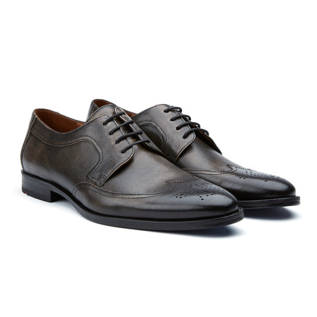 Hutchingson Brogue Wingtip // Grey (US: 7)