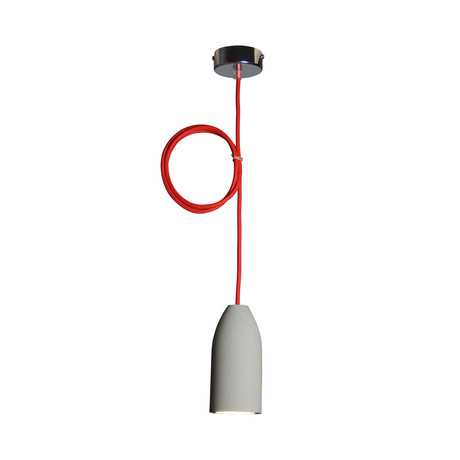 Concrete Lamp // Colors (Red)