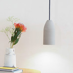 Concrete Lamp // Neutrals (Black)