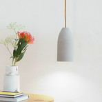 Concrete Lamp // Neutrals (Black)