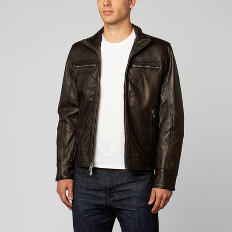 Classic Leather Jacket // Black (S)