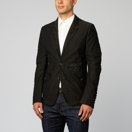 Rogue State Cotton Twill Blazer // Black (S)