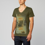 Garment Dyed Tee // Olive (S)