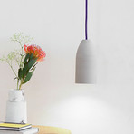 Concrete Lamp // Colors (Red)