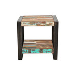 Teak Trend Side Table