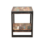 Teak Trend Side Table