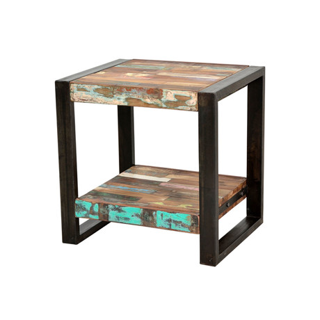 Teak Trend Side Table