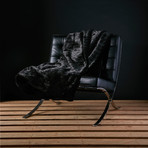 Lux Throw // Faux Mink // Black