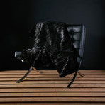 Lux Throw // Faux Mink // Black