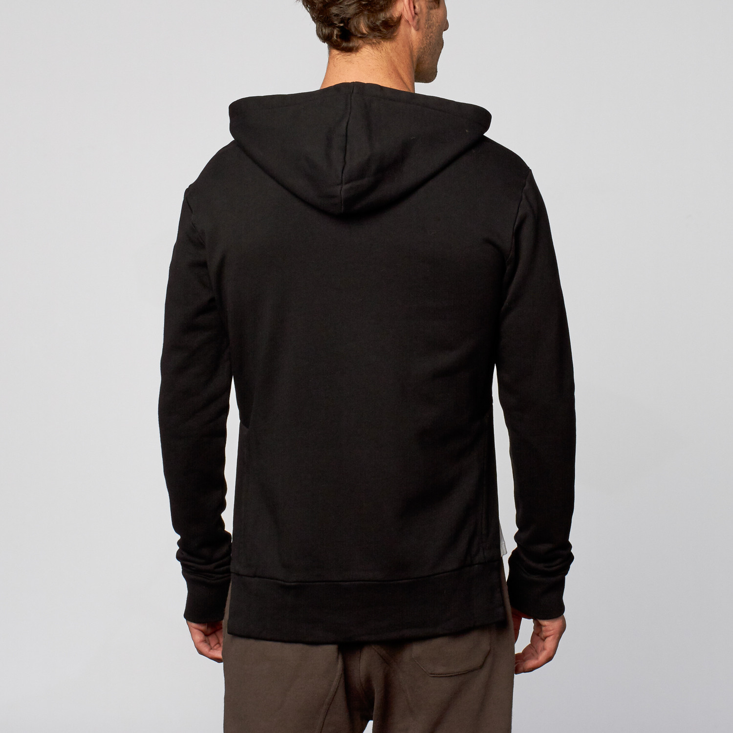 Side Slit Hoodie // Black (XS) - Bare + Jaded - Touch of Modern