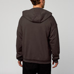 Oversized Layer Hoodie // Charcoal (L)