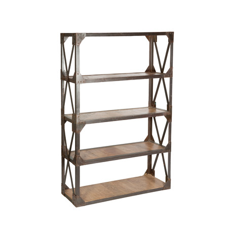 Industrial Bookshelf // Rust Finish