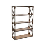 Industrial Bookshelf // Rust Finish