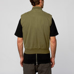 Bare + Jaded // Sleeveless Bomber // Olive (XL)