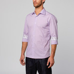 Modern Fit Button-Up Shirt // Lavender (L)