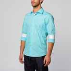 Modern Fit Button-Up Shirt // True Turquoise (S)