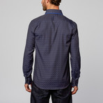 Modern Fit Button-Up Shirt // Shadow Dot Navy (2XL)