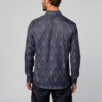 Modern Fit Button-Up Shirt // Arabesque Navy (2XL)