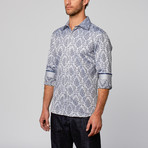 Modern Fit Button-Up Shirt // Arabesque Grey (S)