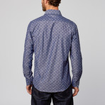 Modern Fit Button-Up Shirt // Paisley Navy (2XL)