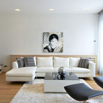 Torn III // Famous When Dead (18"W x 18"H x 0.75"D)