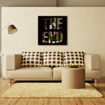 The END (18"W x 18"H x 0.75"D)