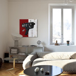 Super 8 (18"W x 18"H x 0.75"D)