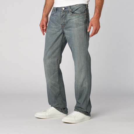 7 For All Mankind // 5-Pocket Bootcut Jean // Blue (32WX32L)