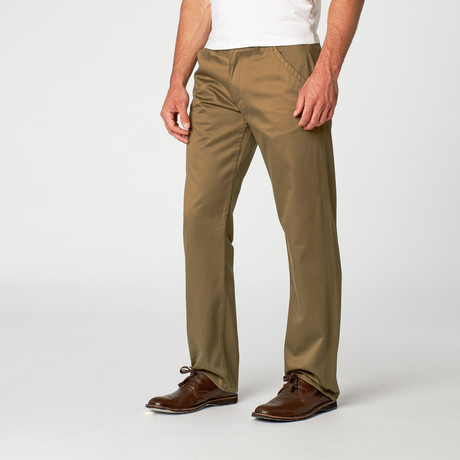 Workers Brushed Twill Chino // Olive (30WX32L)