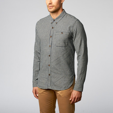 Gingham Button-Down // Indigo (S)